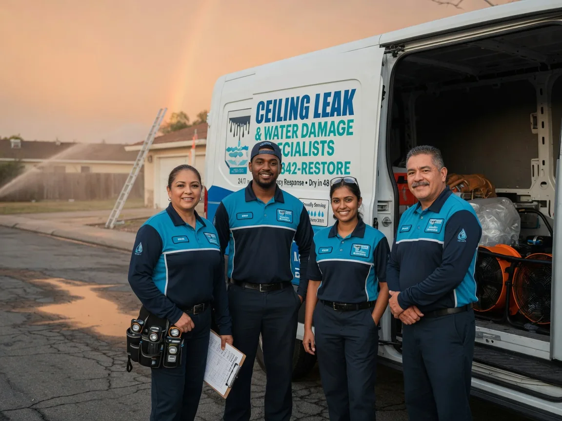 Ceiling Leak Cleanup company in Drummonds, TN